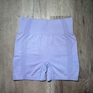 Aerie purple high-waisted seamless shorts Size S